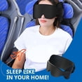 thumbnail image 5 of Almohada de Viaje, Almohada Cervical para Vuelos Largos en Avión, Correa Extragrande para la Cabeza con Antifaz para Dormir, Reposacabezas con Soporte de 360°., 5 of 5