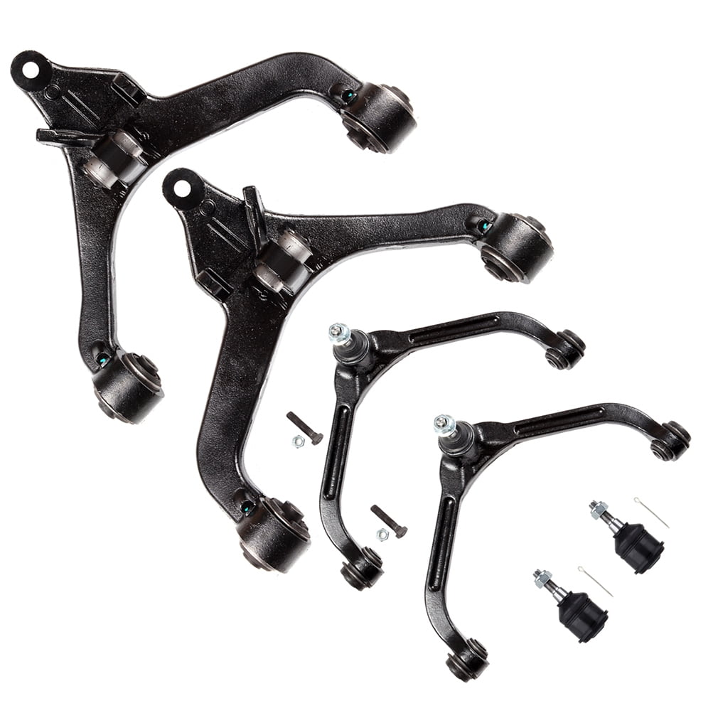 Scitoo 6x Lower Control Arm Lower Ball Joint Upper Control Arm with Ball Joint Assembly fit 2002