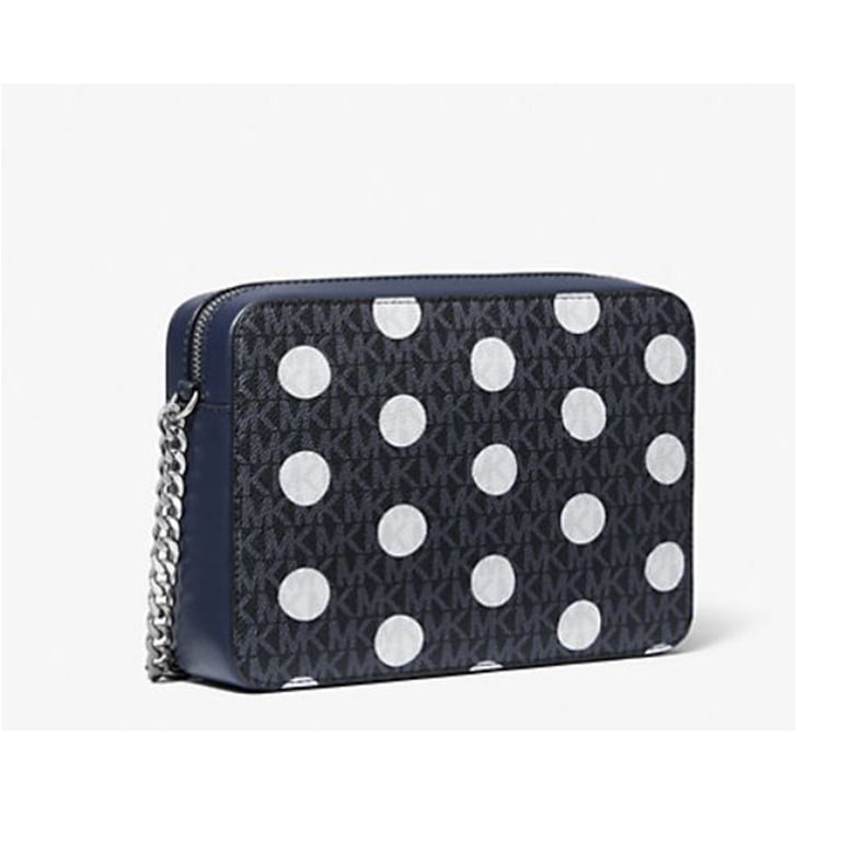 Michael Kors Women's Jet Set Large Polka Dot Signature Logo