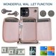 thumbnail image 4 of Funda tipo cartera para iPhone 12 con tarjetero y correa para el hombro para mujer, 4 of 5