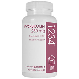 Forskoline 1234 Compléments alimentaires, 250mg, 60 compte
