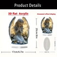 thumbnail image 3 of Gorgeous Angel Wings Cross Decoration, Finely Detailed Boho-Style, Acrylic Material,Desktop Ornament for Home & Gifting, 3 of 4