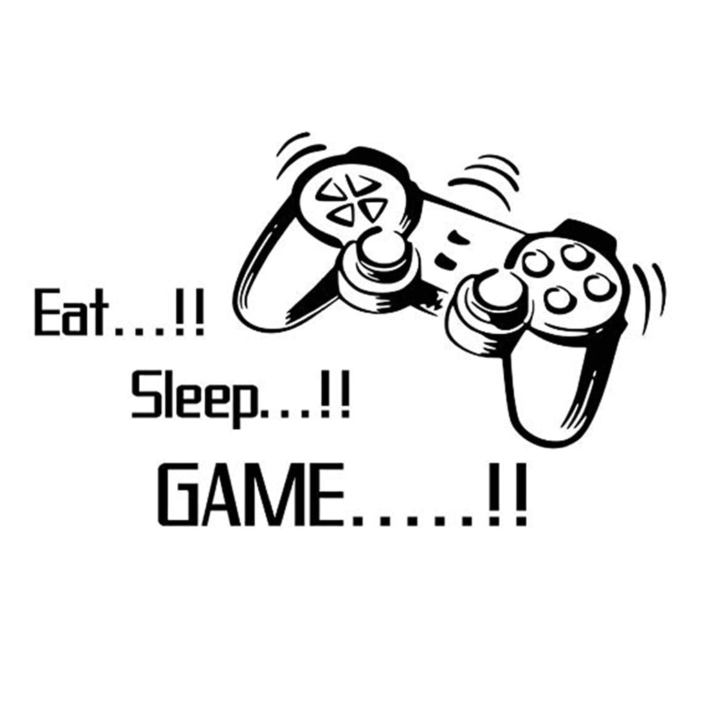 Game Wall Sticker PVC Home Decoration Bedroom Poster Paper Wall Sticker Decal Boys Room