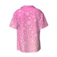 thumbnail image 6 of Lafuoo Breast CancerN Ribbons Awareness Pattern Men's Cuban Collar Short Sleeve Shirt, Button-Down Resort Beach Pocket Shirt-3X-Large, 6 of 7