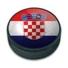 Croatia Flag Soccer Ball Ice Hockey Puck