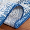 thumbnail image 5 of Safavieh Brentwood Gisselle Oriental Area Rug, Blue/Ivory, 10' x 10' Round, 5 of 11