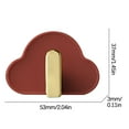 thumbnail image 3 of LACKUST Wall Hanging Hooks Clearance,Self-designed Cloud Cloud Hook Hook Hook Without Punching Wall Strong Hook Key Hook,Red, 3 of 4