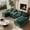 Green, variant on Rophefx Chenille Oversized Cloud Modular Sofa,134" U Shaped Sectional Sofa Couch with Storage Console&USB Port,6 Tufted Deep Seater Couch Set for Living Room,Gray