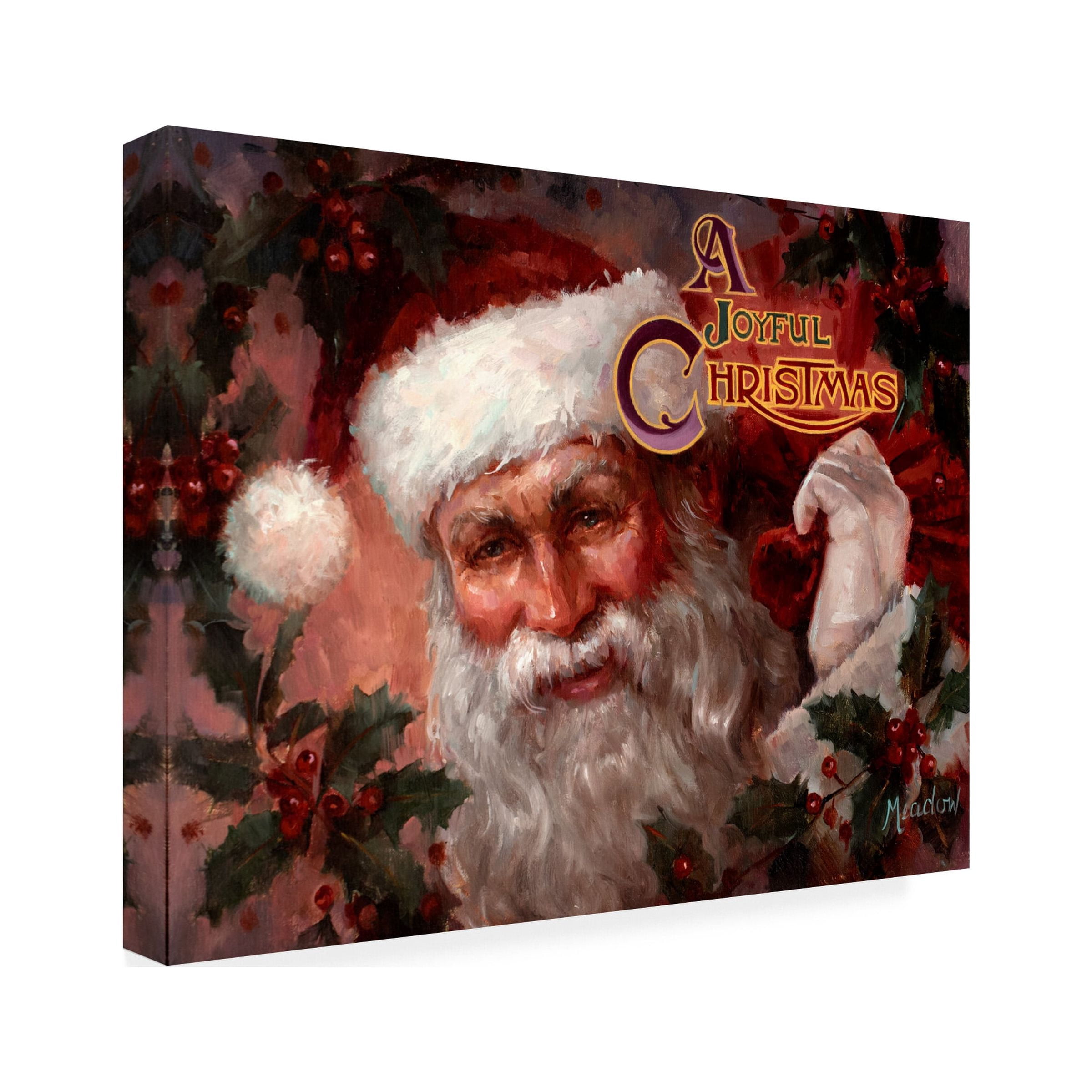 Meadowpaint 'Joyful Christmas' Canvas Art