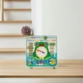 thumbnail image 4 of KAKOWELY Jouets Interactifs pour Enfants Horloge en Bois pour Enfants Calendrier Jouet Montessori Outil d'Apprentissage Cognitif Grenouille Horloges d'Enseignement Heure et Date Jouet Éducatif Fournitures de Classe, 4 of 4