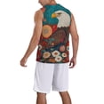thumbnail image 2 of Sikiie Sunflower Bald Eagle Basketball Jersey Reversible Men's Mesh Athletic Sports Shirts Training Practice S-4XLX-Large, 2 of 6