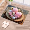 thumbnail image 5 of Easter Polyester Non-Slip Machine Washable Bath Rugs Office Mat Floor Mats, 5 of 6