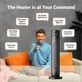thumbnail image 2 of Emerson SmartVoice 32” Tower Heater – Offline Voice Control, Max Privacy, No App, Wifi, or Setup, 2 of 8