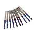 thumbnail image 1 of 10PCS 1/8 Pulgadas Vástago Una Flauta Brocas Molino Extremo Grabado 2.5x12mm Sharpla Brocas de grabado de fresado de extremo, 1 of 7