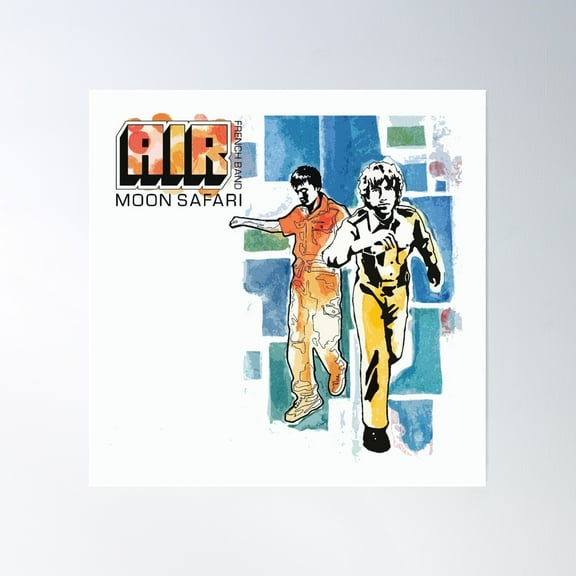 Air - Moon Safari Poster Wall Art, Modern Wall Decor, 16x16 UNFRAMED