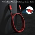 thumbnail image 5 of USB Type C Extension Cable 3.3FT 2Pack,USB-C 3.1 Gen2 10Gbps Female Male Extended Adapter,Thunderbolt 3 Compatible, 5 of 5