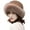 Dark Khaki, variant on AYYUFE Plush Brim Warm Fisherman Cap Solid Soft Thickened Faux Mink Fur Basin Hat for Daily Life
