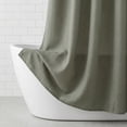 thumbnail image 3 of REGALWOVEN Modern Waffle Weave Shower Curtain with 12 Hooks Waterproof for Bathroom Green 71"W x 71"L, 3 of 5
