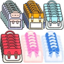 DIY.STORE Unisex Plastic Goodie Bags, 36-Piece Reusable Birthday Goodie Bag, Candy Bag for Kids Party