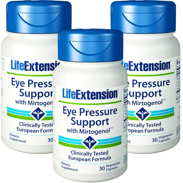Life Extension Eye Pressure Support With Mirtogenol 30 Vegetarian