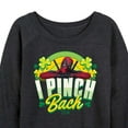 thumbnail image 3 of Marvel Deadpool - St. Patrick's Day I Pinch Back - Women's French Terry Pullover Sweatshirt, 3 of 5