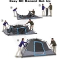 thumbnail image 4 of Ozark Trail Instant Tent 6-Person Dark Rest Cabin Tent, 10 ft x 9 ft, Gray, 4 of 14