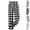 Black, variant on HAJWOH Womens Plaid Fluffy Pajama Pants Cozy Lounge Pants with Pockets Winter Warm Bottoms