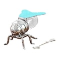 thumbnail image 1 of DOLITY Bee Honey Pot Bee Shaped Decoration Pot for Festive Parties Summer Time Green, 1 of 9