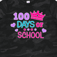 thumbnail image 4 of Inktastic 100 Days of School in Pink and Purple with Crown Girls Toddler T-Shirt, 4 of 5