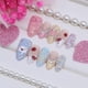 thumbnail image 3 of Uñas postizas Press On BUNLVDI, set mediano almendra con gemas para San Valentín, 3 of 7