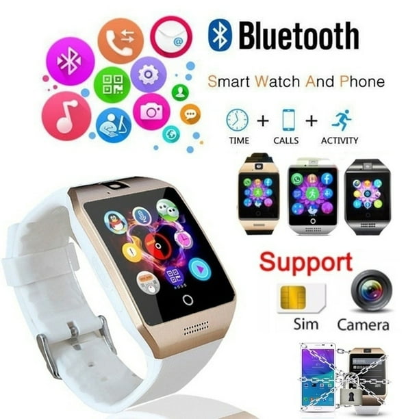 Q18 Bluetooth Smart Watch Support SIM Card Camera for Android