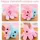 thumbnail image 4 of Pulpo reversible de peluche de pulpo rosa y azul, muñeco de peluche de pulpo reversible de doble cara, alivia el estrés y calma el estado de ánimo, 4 of 5