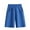 Blue, variant on vdgthytj Boys Girls Cotton Athletic Shorts Kids Summer Elastic Waist Workout Running Shorts with Pockets