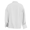 thumbnail image 5 of Seductiva Women Long Sleeve Tops Shirts WomenomenâS Tops Casual Blouses Solid Up Drop Shoulder Oversized Long Shirt Women Work T Shirts Casual Collared Blouses Loose Fit Casual Business Blouses, 5 of 6