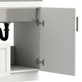thumbnail image 3 of Simpli Home Hennessy All-In-One 46-inch Laundry Utility Sink and Cabinet, 3 of 17