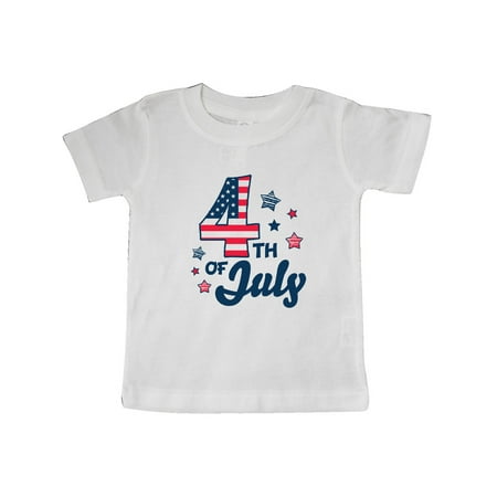 

Inktastic 4th of July with Striped Stars Gift Baby Boy or Baby Girl T-Shirt