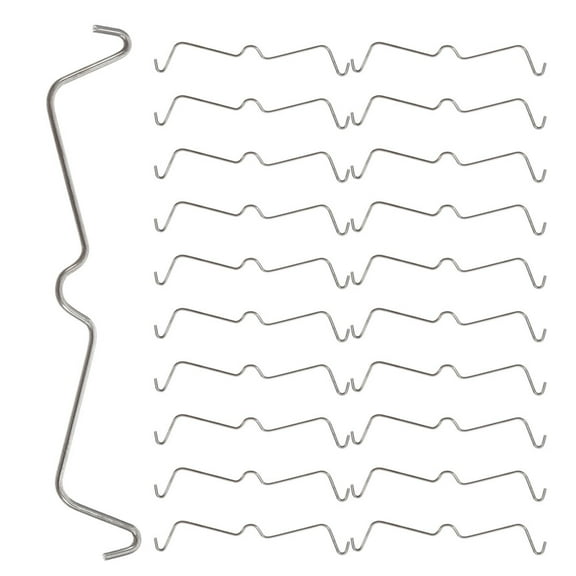 Himition 60pcs Pegboard Hooks Stainless Steel Peg Locks Peg Hook Locks Pegboard Clips