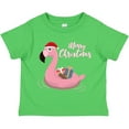 thumbnail image 3 of Inktastic Flamingo Merry Christmas Boys or Girls Toddler T-Shirt, 3 of 5