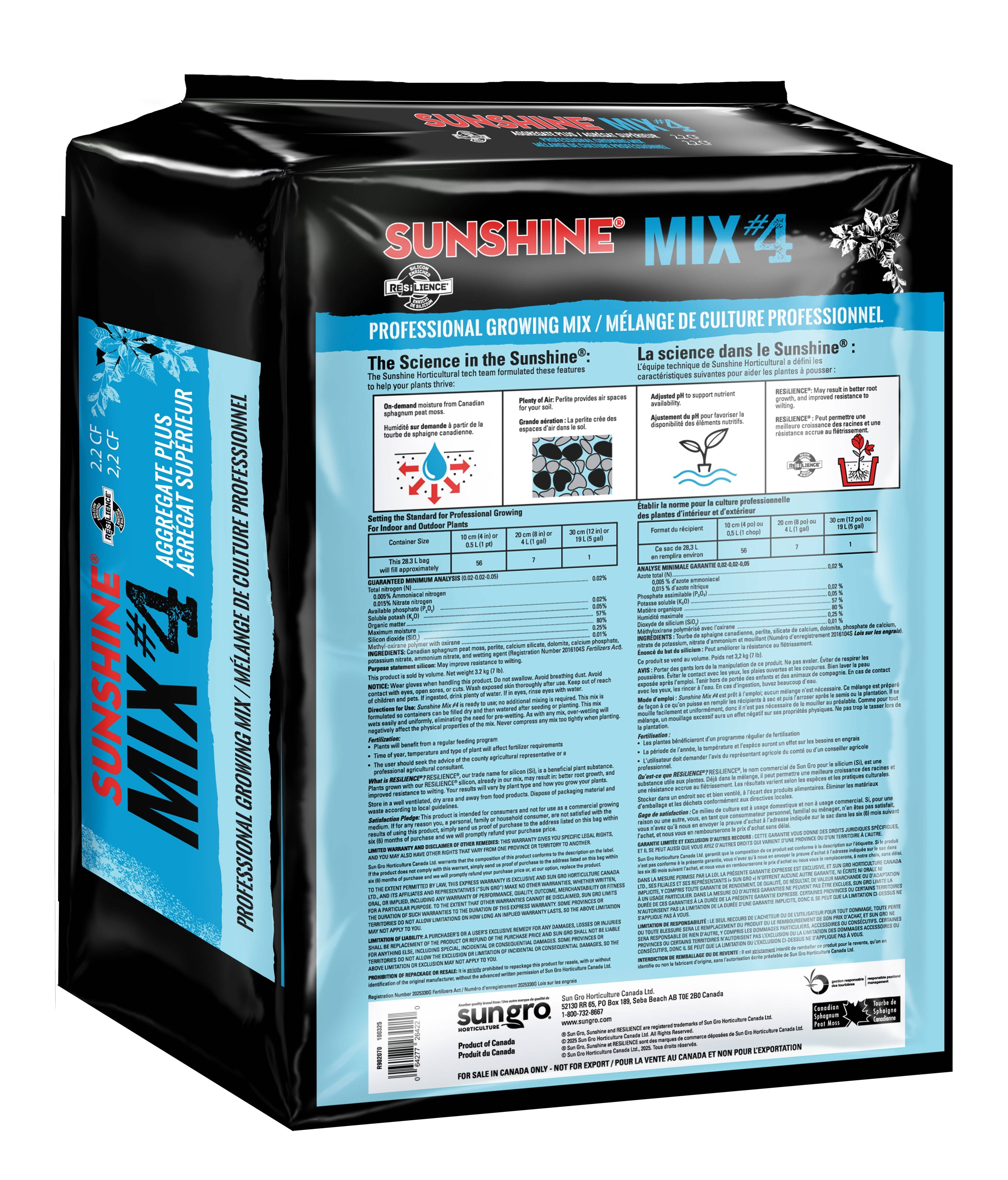 Sunshine Soil Mix #4 2.2 cu ft