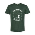 thumbnail image 2 of Wild Bobby, Can't Work Today My Arm Is In A Cast, Fishing, Men Premium Tri Blend Tee, Forest Green, XX-Large, 2 of 5