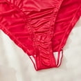 thumbnail image 7 of Women's Seamless Cheeky Underwear Cute Soft Satin Low Rise Stretch Hipster Bikini Panties, 7 of 7