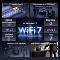 thumbnail image 2 of Router Wi-Fi 7 Tenda BE3600 de doble banda 7 3570 Mbps con puertos 3x1G, 2 of 7