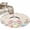 Pink Beige, variant on Round Rugs 3.3Ft, Easter Round Area Rug Washable Indoor Throw Carpet, Spring Rabbit Feet Eggs Botanical Blooms Flowers Soft Non Slip Circle Rug for Laundry Room Patio Home Decor Aesthetic