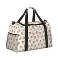 thumbnail image 2 of Disketp Squirrel And Rose Bolsa de Viaje Tipo Duffle, Bolso de Mano para Fin de Semana para Mujer, Bolsa de Gimnasio Ligera para Hombre, Esencial para Viajes, 2 of 7