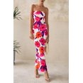thumbnail image 3 of Vestido largo PRETTYGARDEN para mujer, verano 2025, floral, blanco, 3 of 9