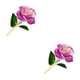 thumbnail image 1 of Matsuzay Impresionantes flores de imitación rosas chapadas en oro para un encanto duradero plantas artificiales flores de plástico degradado Degradado 2piezas, 1 of 6