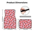 thumbnail image 5 of Vsdgher Strawberry Car Foot Mat Set of 4 Pieces Universal Floor Liner Car Accessories Fits Most Cars, Trucks, Vans, sedans, SUV, 5 of 7