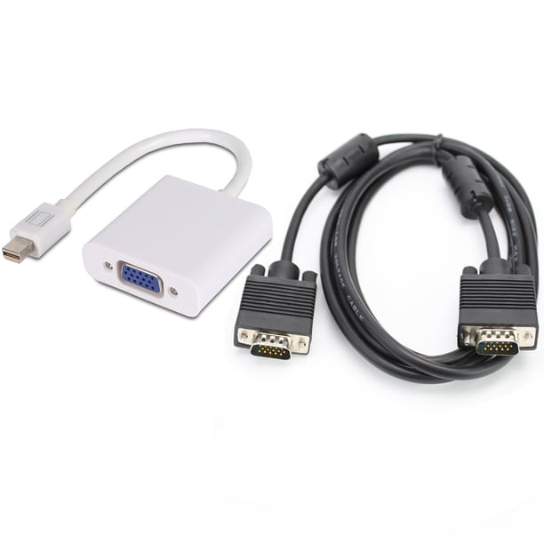 Mini Displayport Vga Adapter 6 Vga Cord For For Microsoft Surface Pro Pro 2 Walmart Com Walmart Com