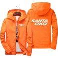 thumbnail image 1 of Men's Jacket Spring and Autumn Fashion Santa Cruz Print Slim Top Casual Baseball Pilot Zip 2024, 1 of 5