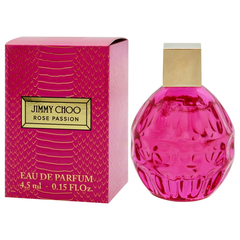 Jimmy Choo Rose Passion, 0.15 oz EDP Splash Mini, Floral Vanilla